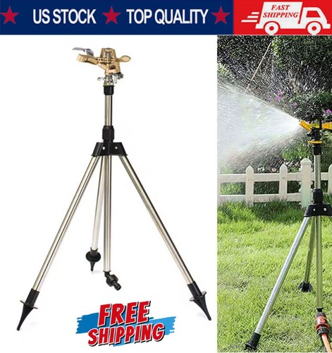 Impact sprinkler tripod - sprinkler, on